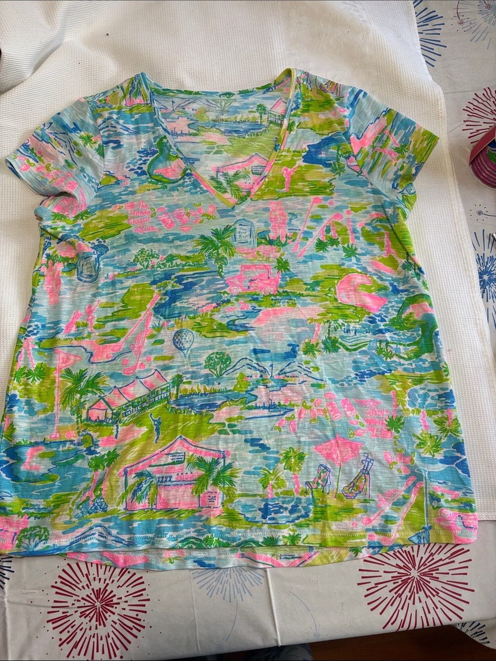 Lilly Pulitzer t shirt Etta style